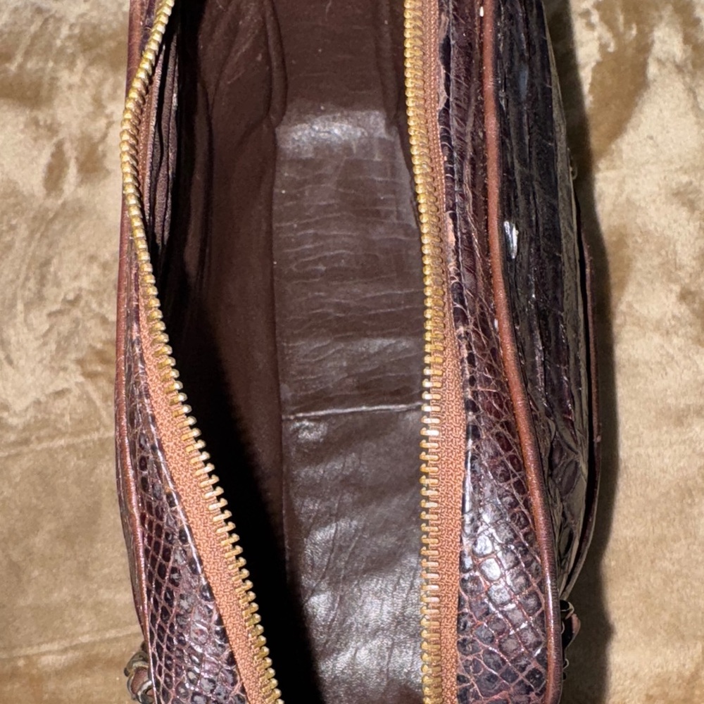 CHANEL Brown Genuine Crocodile-
Crossbody Bag - Picture 7 of 12